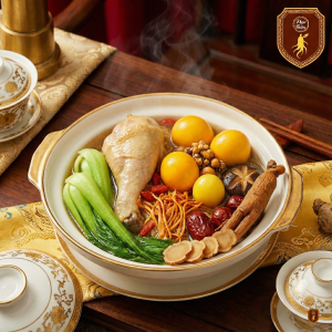 Mì Đùi Gà Trứng Non Hầm Hồng Sâm (1 Đùi)