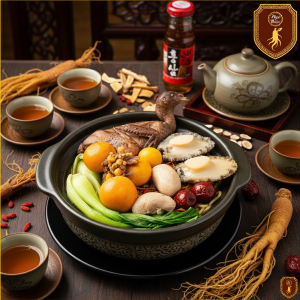 Mì Tiềm Hồng Sâm Chim Cút Bào Ngư Ngọc Kê Trứng Non Vương Ý Đệ Nhất