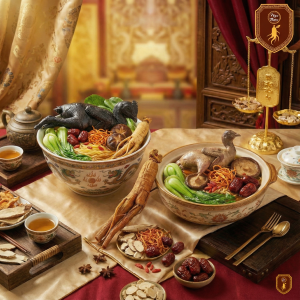🔥🍄 Combo 9: Mì Chim Cút Hầm Hồng Sâm + Mì Gà Ác Hầm Hồng Sâm