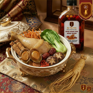🔥🍗 Combo 7: Mì Tiềm Đùi Gà 2 Bào Ngư Hầm Sâm + Nước Hồng Sâm 330ml